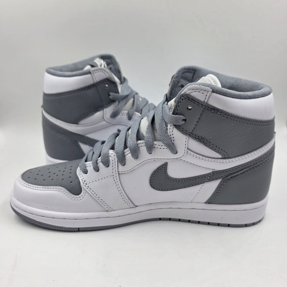 Nike Air Jordan 1 Retro High OG Stealth White Grey 555088-037 Mens Size 8 - Picture 5 of 10